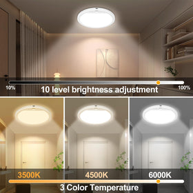OSIDEN 3 color temperatures offer warm to cool lighting for tasks.