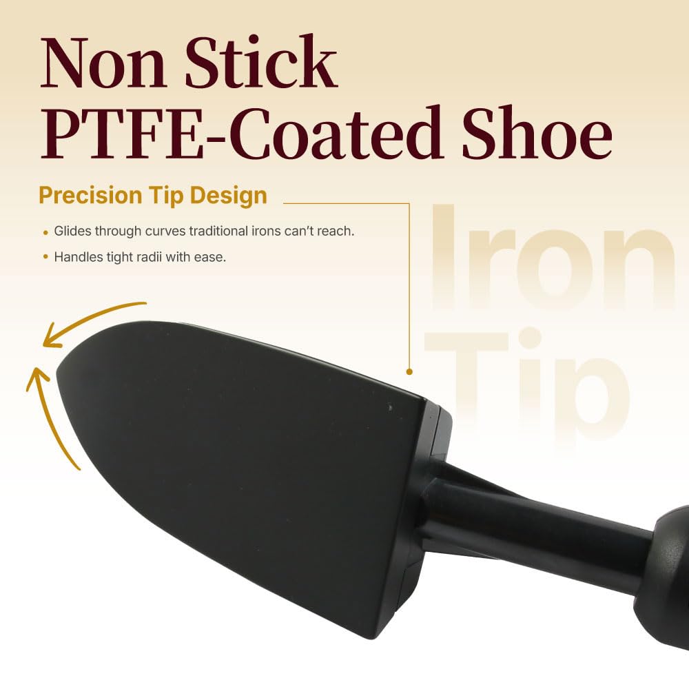 O'SKOOL Edge Banding Iron ergonomic handle reduces fatigue during use.
