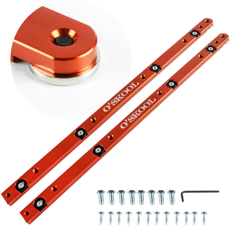O'SKOOL miter bar slot entry for smooth, precise guidance for sled projects.
