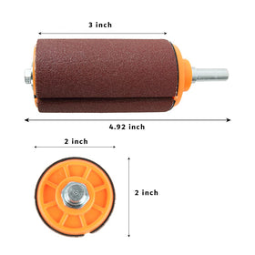 O'SKOOL sanding drum kit side view highlighting compact ergonomic design.