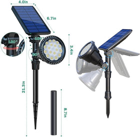 OSORD driveway entrance light guides vehicles with auto-on efficiency.