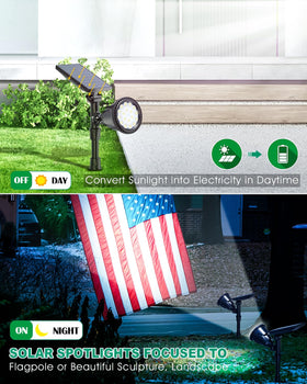 OSORD exterior wall solar light adds soft glow to entryways.