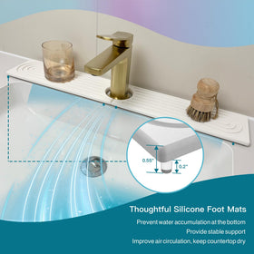 OSOVGO diatomite stone tray protects surfaces while drying after use.
