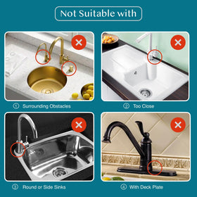 OSOVGO sink splash guard mat reduces drips after washing.