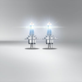 OSRAM Night Breaker 220 H4 highlights up to 220% more light for enhanced visibility.