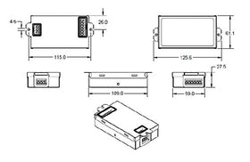 OSRAM Optotronic OTi40W mounting options for easy installation