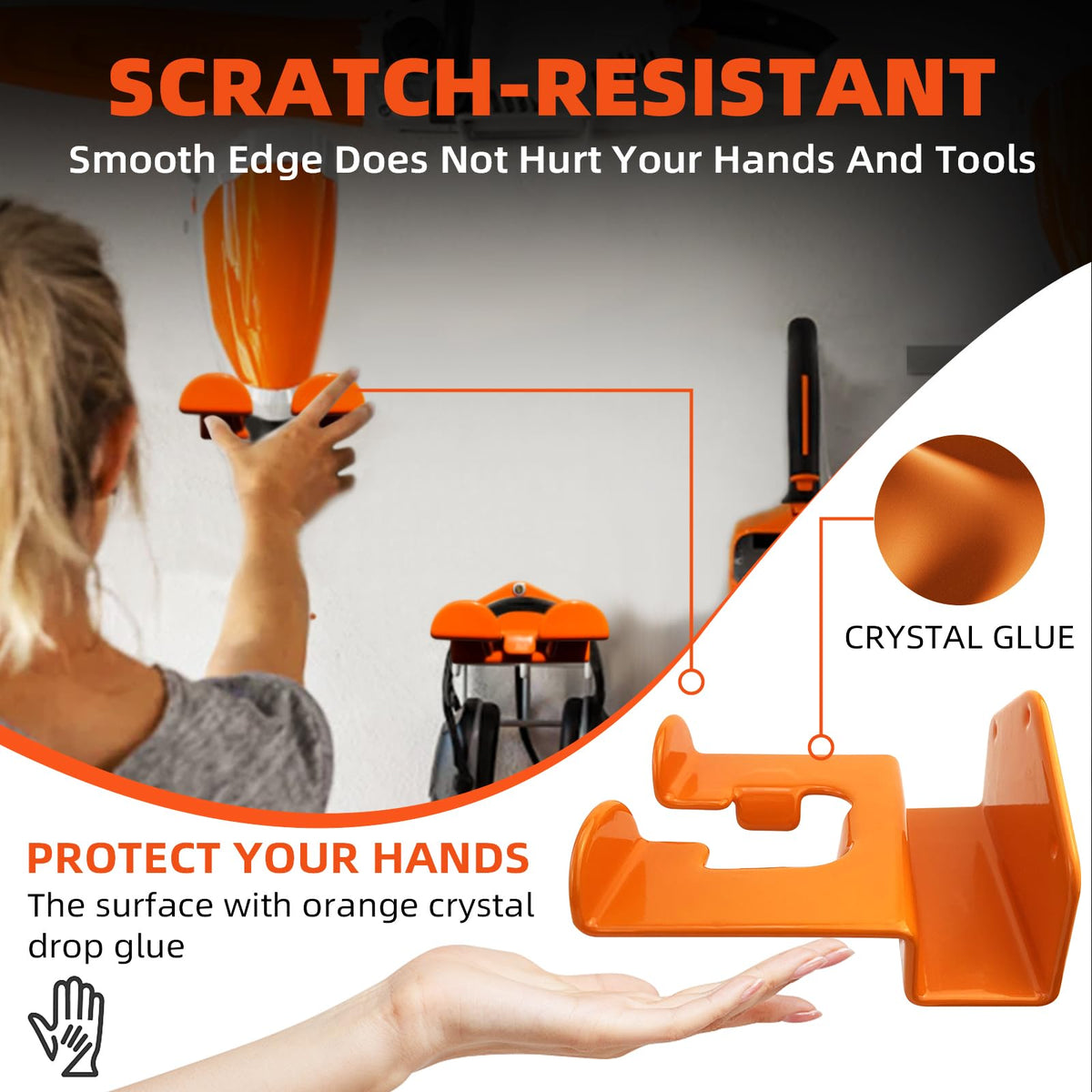 OSROENE garage storage shed organizer hook keeps space tidy.