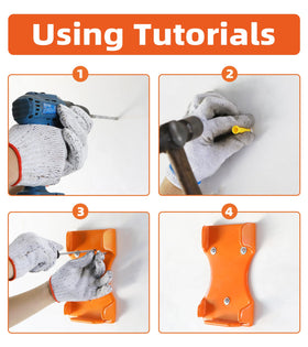 Stihl BG-66 compatibility shown on wall hanger for quick access