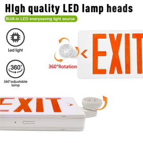 OSTEK exit sign ceiling mount installation showing flexible setup