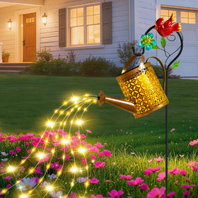 Ostritec Cardinal Grand Lantern lights outdoor spaces with sparkling cardinal motif.