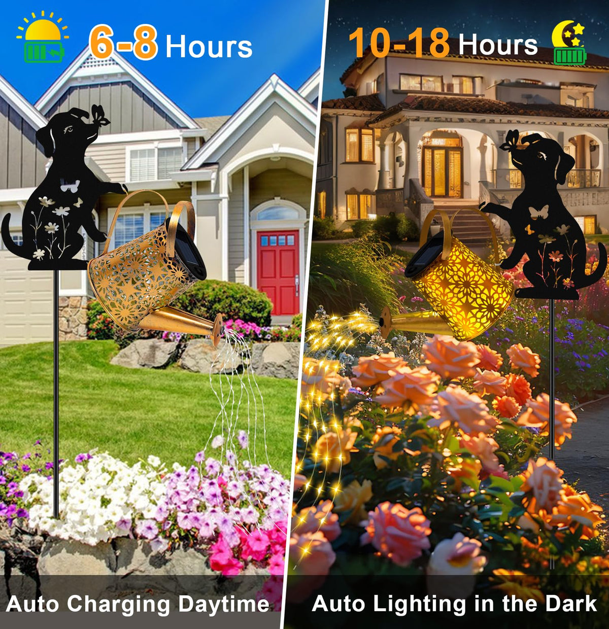 Ostritec IP65 waterproof metal garden decor built for outdoor use