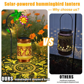 ostritec ip65 waterproof lantern withstands rain, snow, and sun outdoors.