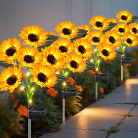 Ostritec outdoor sunflower set creates a cohesive look for porches and backyards.