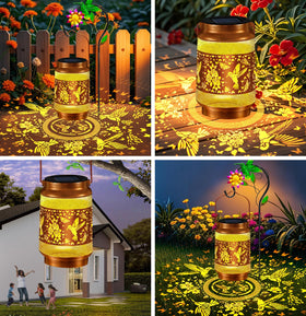 ostritec solar-powered garden light provides eco-friendly overnight illumination.