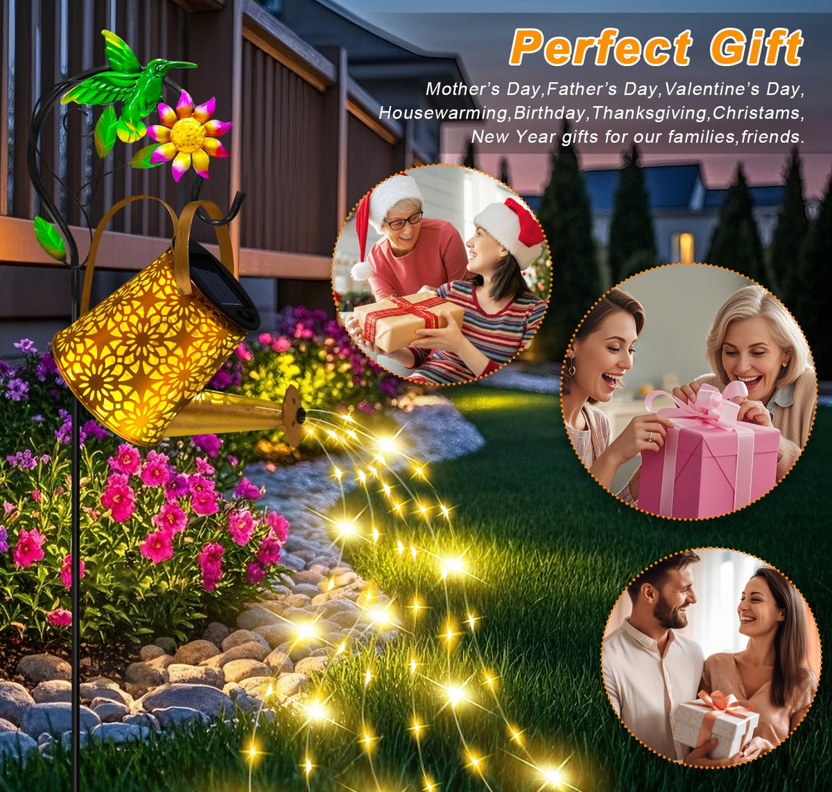 Ostritec waterproof metal design withstands rain and snow for seasons.