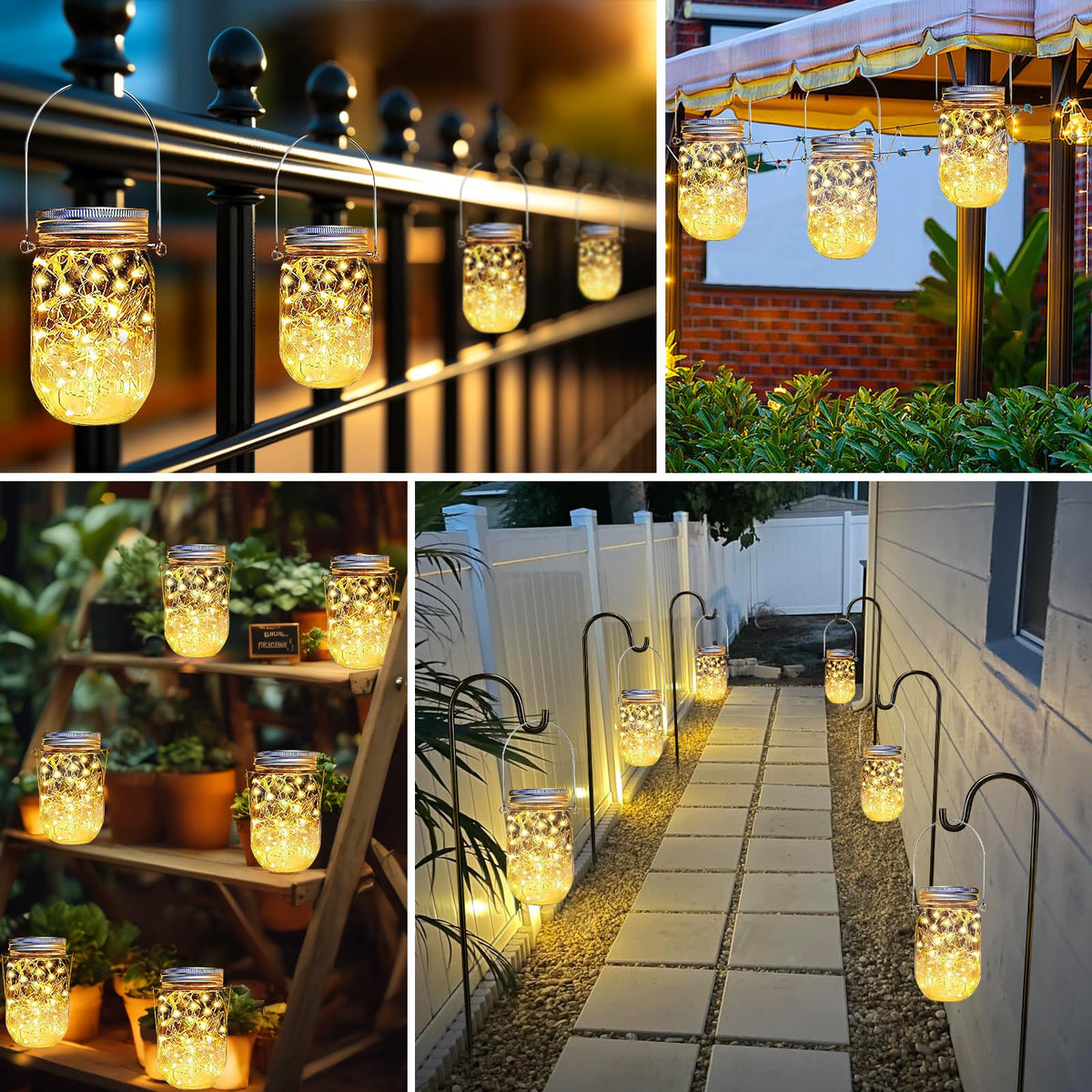Ostritec upgraded solar panel powers longer light, ideal for evenings.