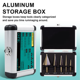 OSTTE aluminum case keeps bits protected during transport.