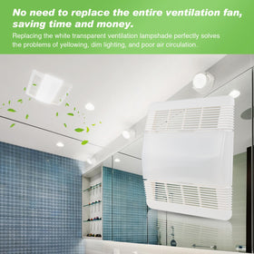 Osyyhe 85315000 Nutone lens replacement maintains clean, bright bathroom airflow