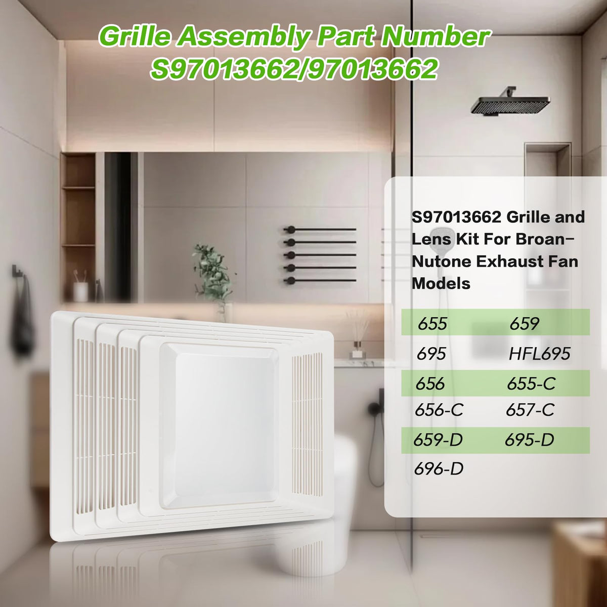 Osyyhe Nutone installation step diagram highlighting straightforward ceiling replacement.