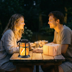 Gift-ready Otdair 4-pack solar lanterns for outdoor decor