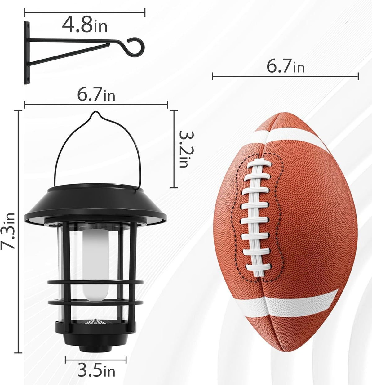 Otdair durable plastic and glass construction for year-round decor
