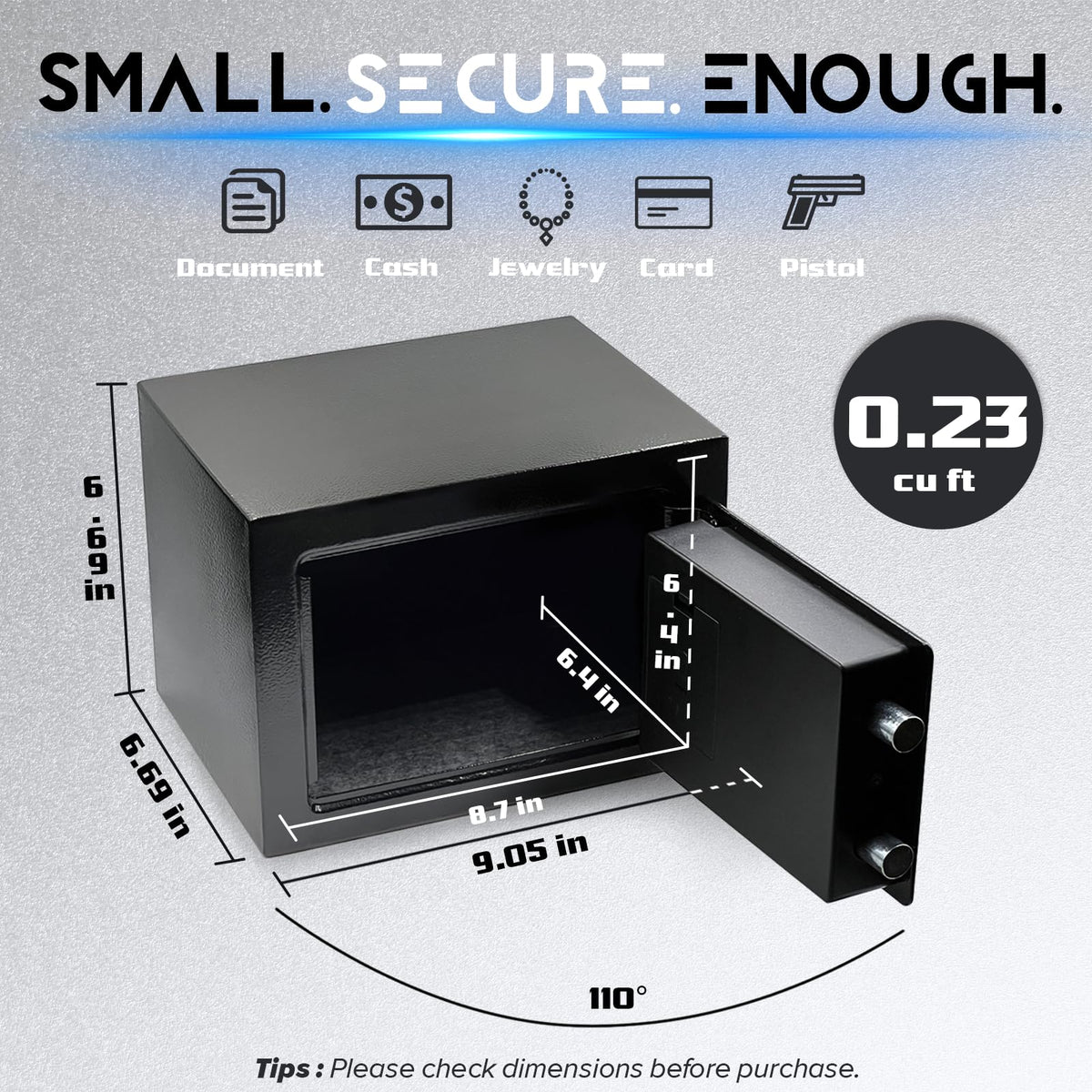 Othralith safe with digital keypad for quick, coded access.