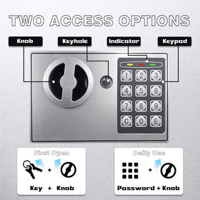 Othralith hidden installation option helps lock valuables out of sight.