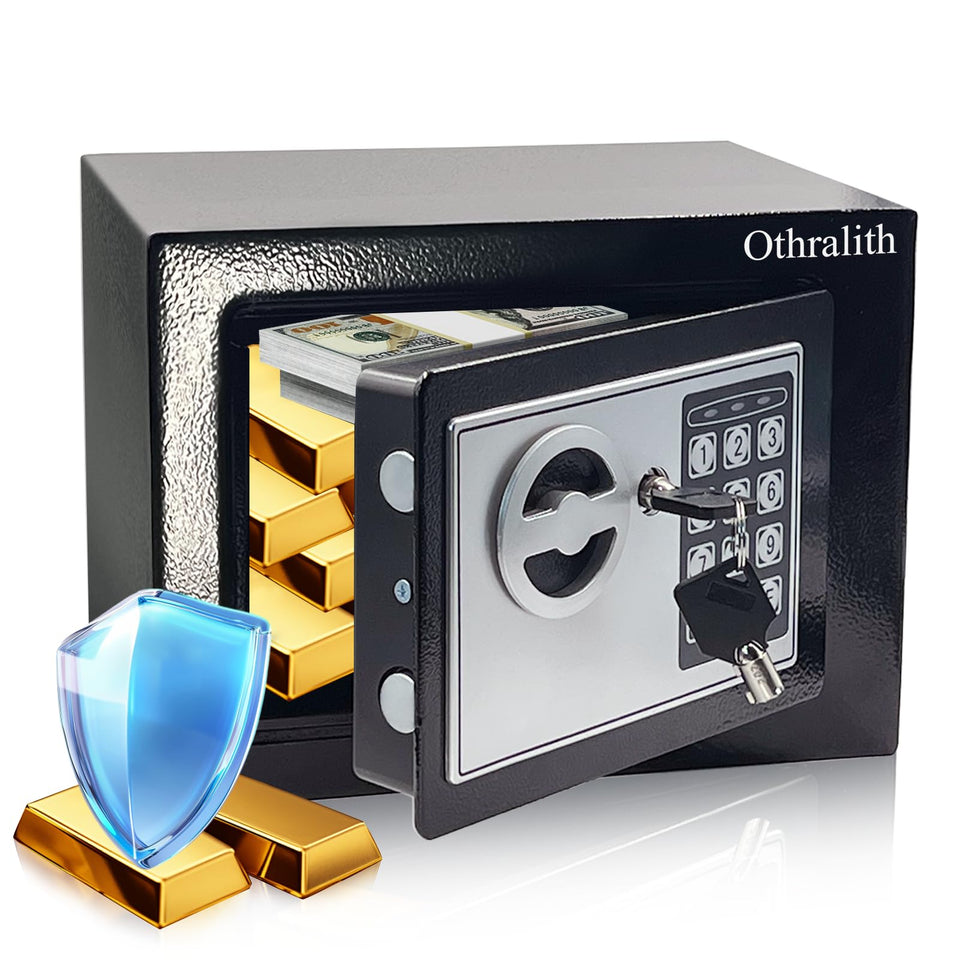 Othralith small safe box money drawer keeps cash secure and discreet.