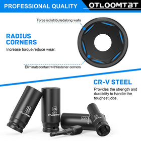 OTLOOMTBT chrome-vanadium construction conveys rugged durability for demanding tasks.