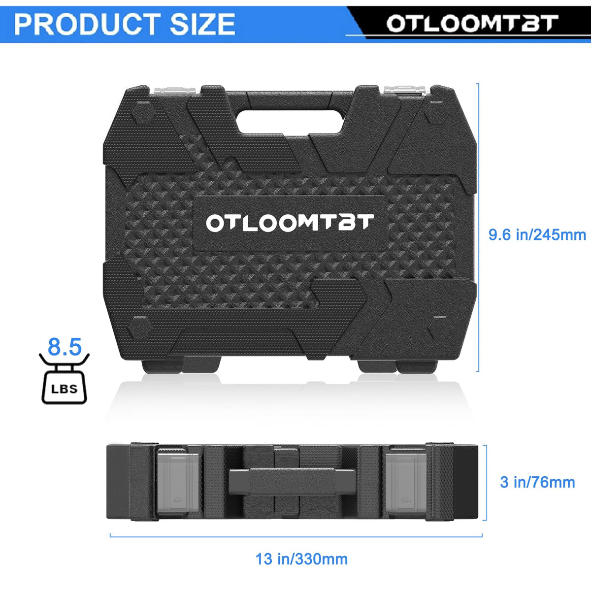 OTLOOMTBT chrome-vanadium steel construction delivers durable torque handling.