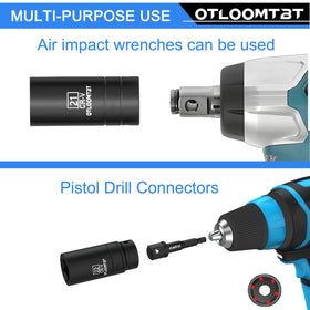 OTLOOMTBT L-handle ergonomic design helps use without an impact wrench.