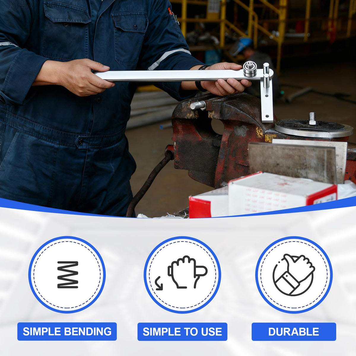 Otoolling manual rebar bender assembled showcases sturdy build and ready-to-use setup.