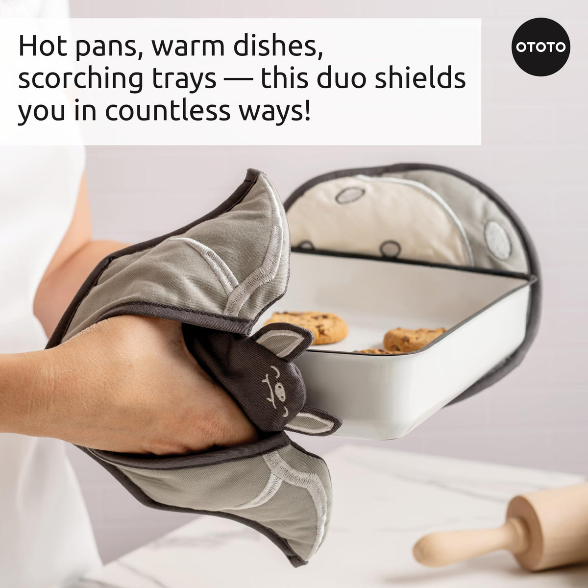OTOTO Batlicious fabric is machine washable for easy cleanup.