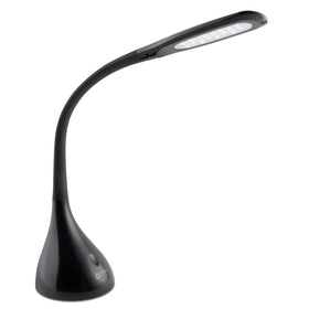 OttLite Creative Curves desk lamp tilt for precise task lighting while crafting.
