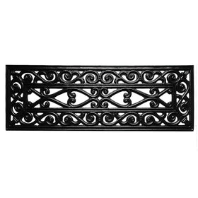 Deck and patio stairs stay safer with Ottomanson weather-resistant rubber treads.