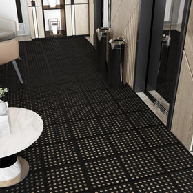 Ottomanson perforated rubber mat designed for quick drainage and easy cleanup.