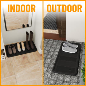 Ottomanson boot tray waterproof material protecting floors in all-weather entryways