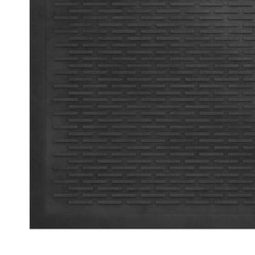 Ottomanson Rubber Ridge Doormat on patio or garage entrance demonstrating durability