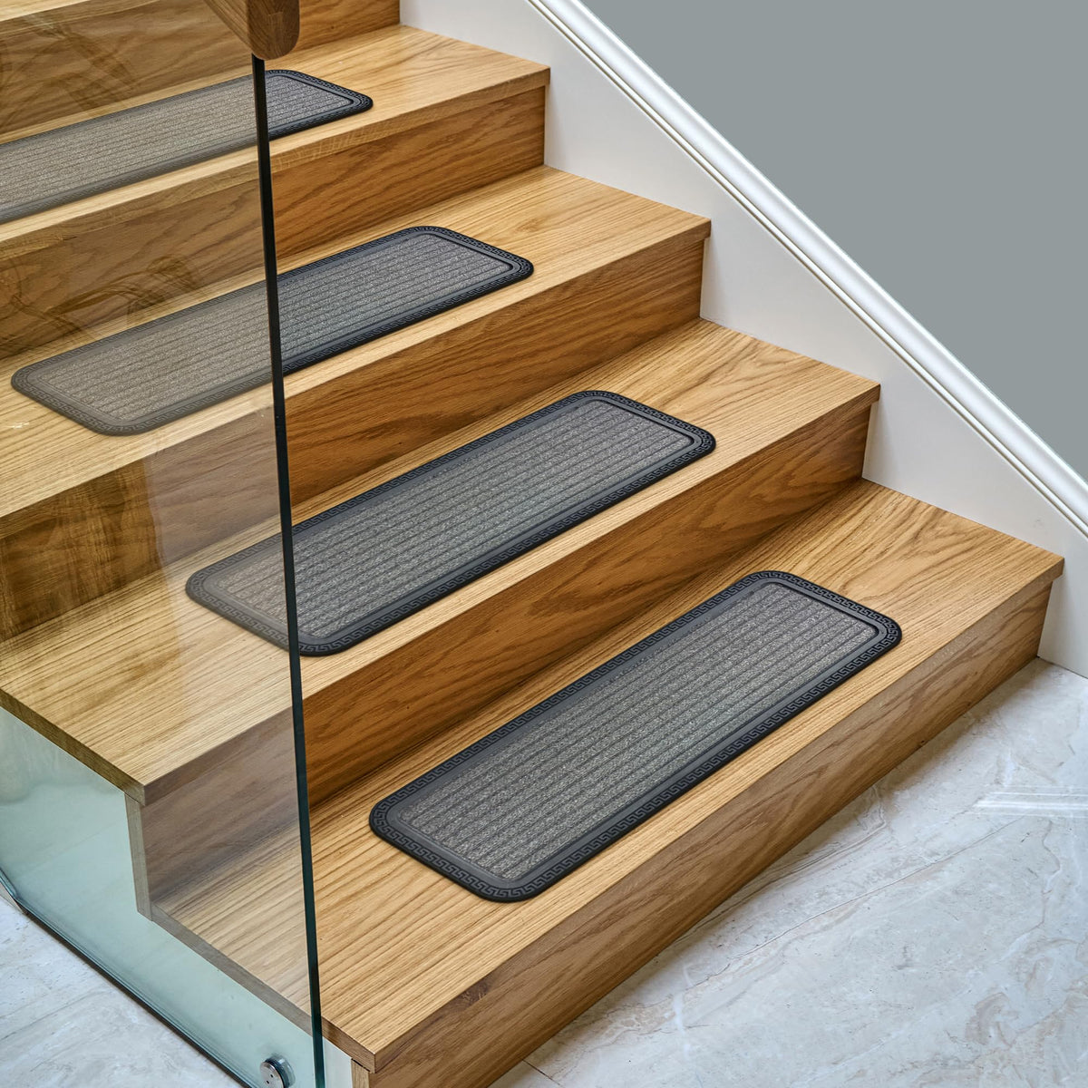 Ottomanson Stair Treads pack of 5 for porch, deck, and RV
