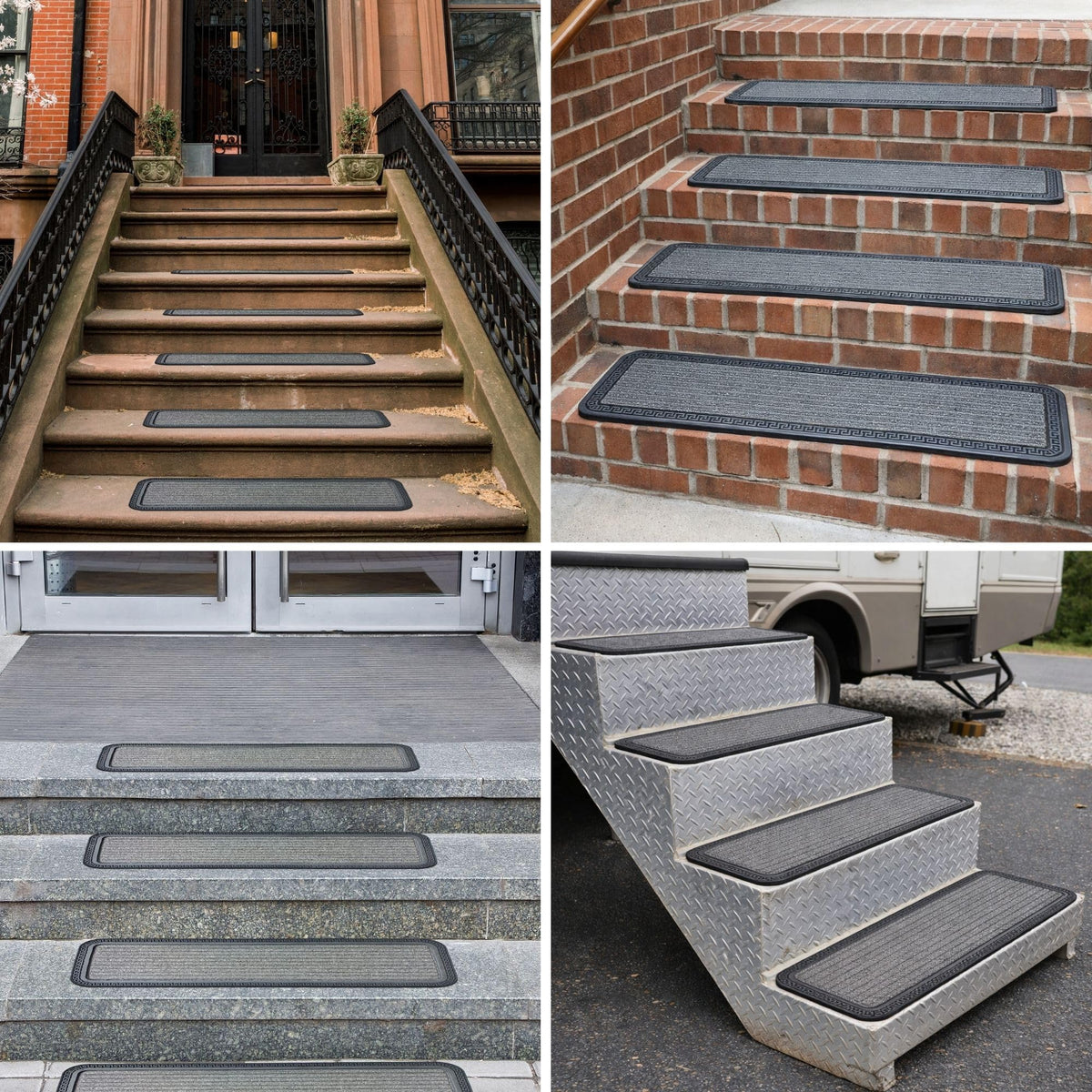 Ottomanson Stair Treads textured RV steps for outdoor entry