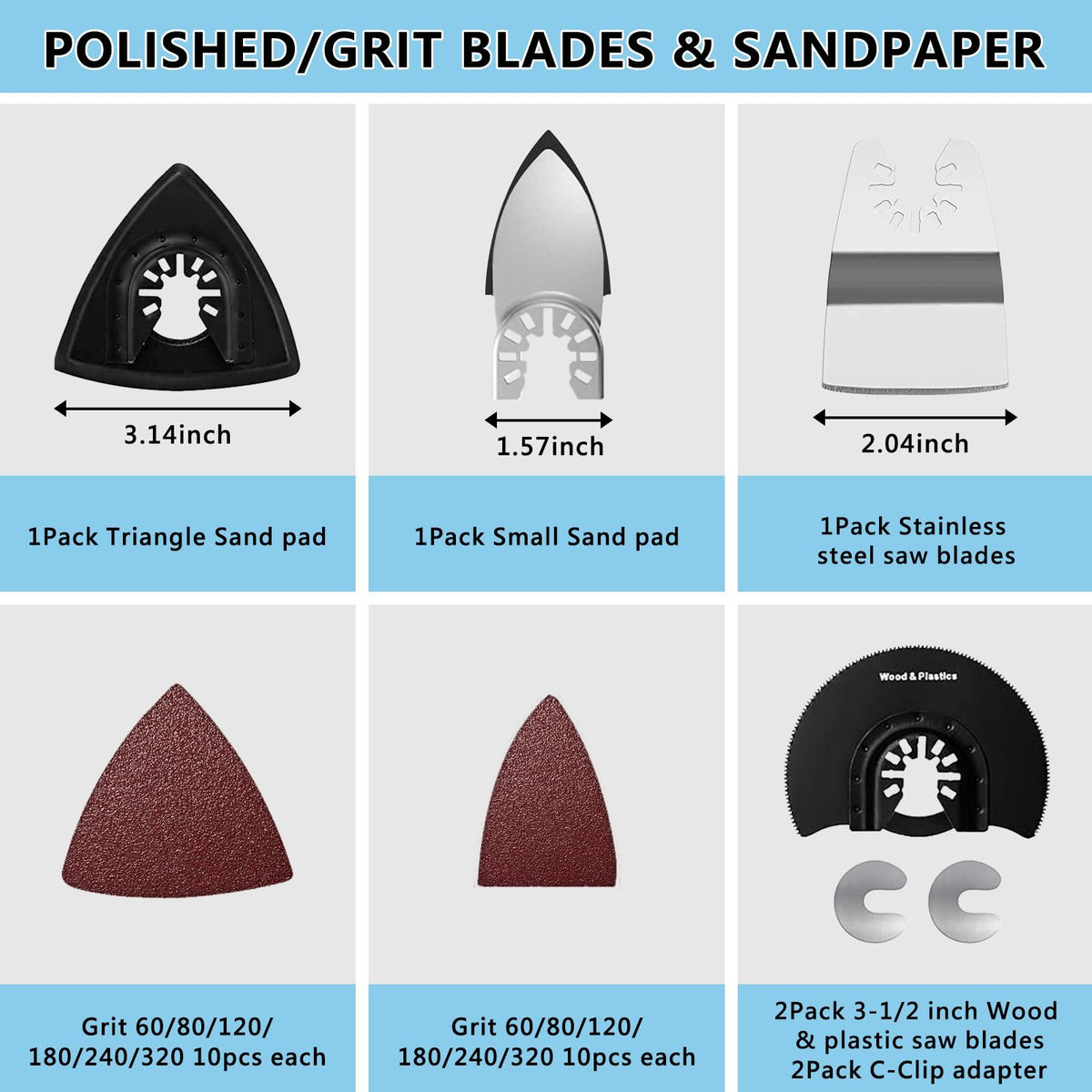 OTUCO titanium blades for tougher material cutting