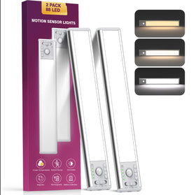 OTWKAY under-cabinet light close-up shows long-lasting battery power