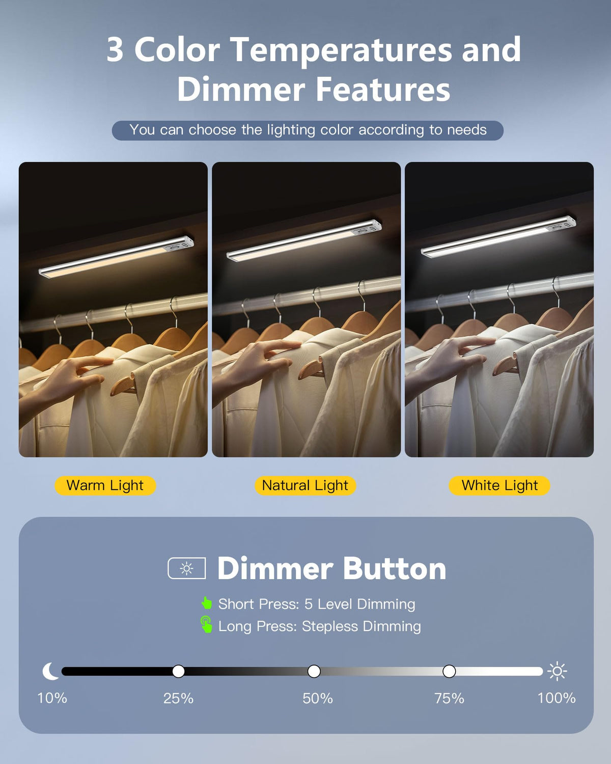 OTWKAY brightness control demonstrated for kitchen task lighting