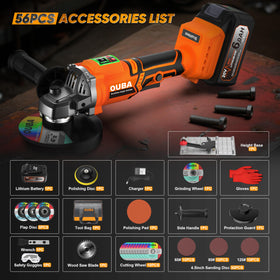 OUBA 4.0Ah battery and fast charger keep you productive on site