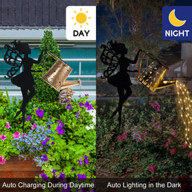 Ouddy Decor garden stakes and hanging setup offers quick, tool-free installation.