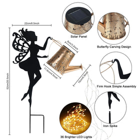 Ouddy Decor metal fairy figure elevates yard charm with durable, weather-ready craftsmanship.