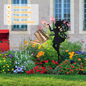 Ouddy Decor weather-resistant metal resists rain and snow for year-round charm.