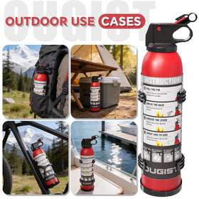 Ougist dry chemical formula forms a protective layer against flames.