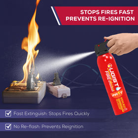 Ougist Fire Extinguisher Spray two-pack ideal for home readiness.