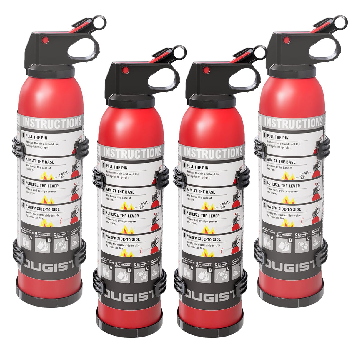 Ougist small fire extinguisher for home and car, quick grab-and-go safety.